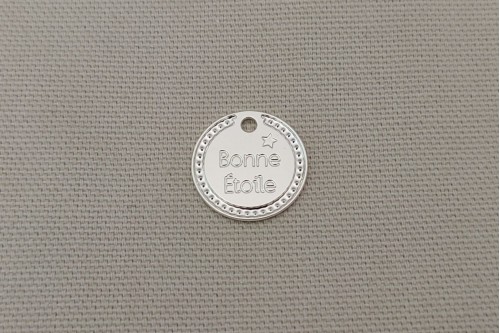 médaille "Bonne étoile" diamètre 17 mm