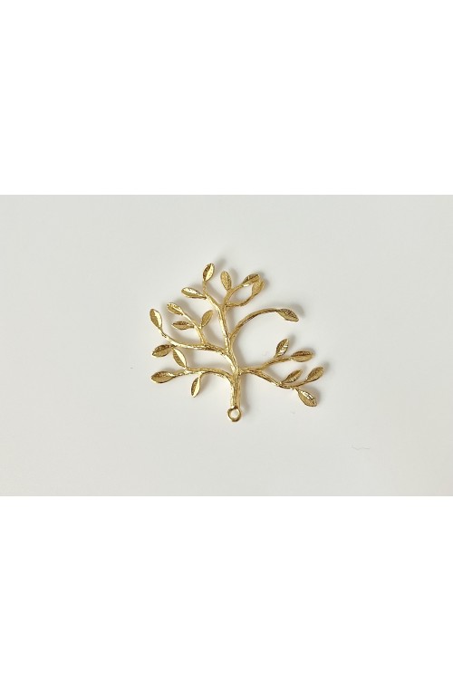 Pendentif arbre doré