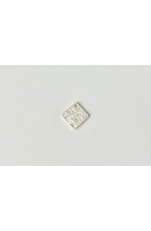 Pendentif carré brossé