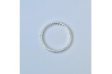 Cercle de montage argenté fil diamanté 19mm